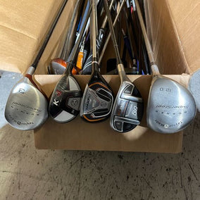 Wholesale Lot of 40 TaylorMade, Maxfli, Nickent, etc. Drivers, FW woods, Hybrids-Next Round