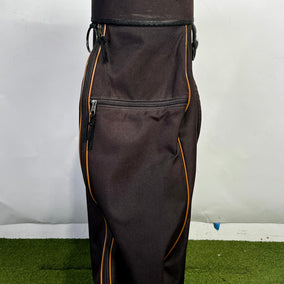 Pro Select Golf Bag - 10 Dividers 3 Pockets- Brown and Tan-Next Round