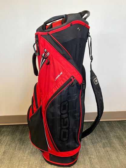 Ogio Cirrus Cart Bag Red 14 Dividers-Next Round