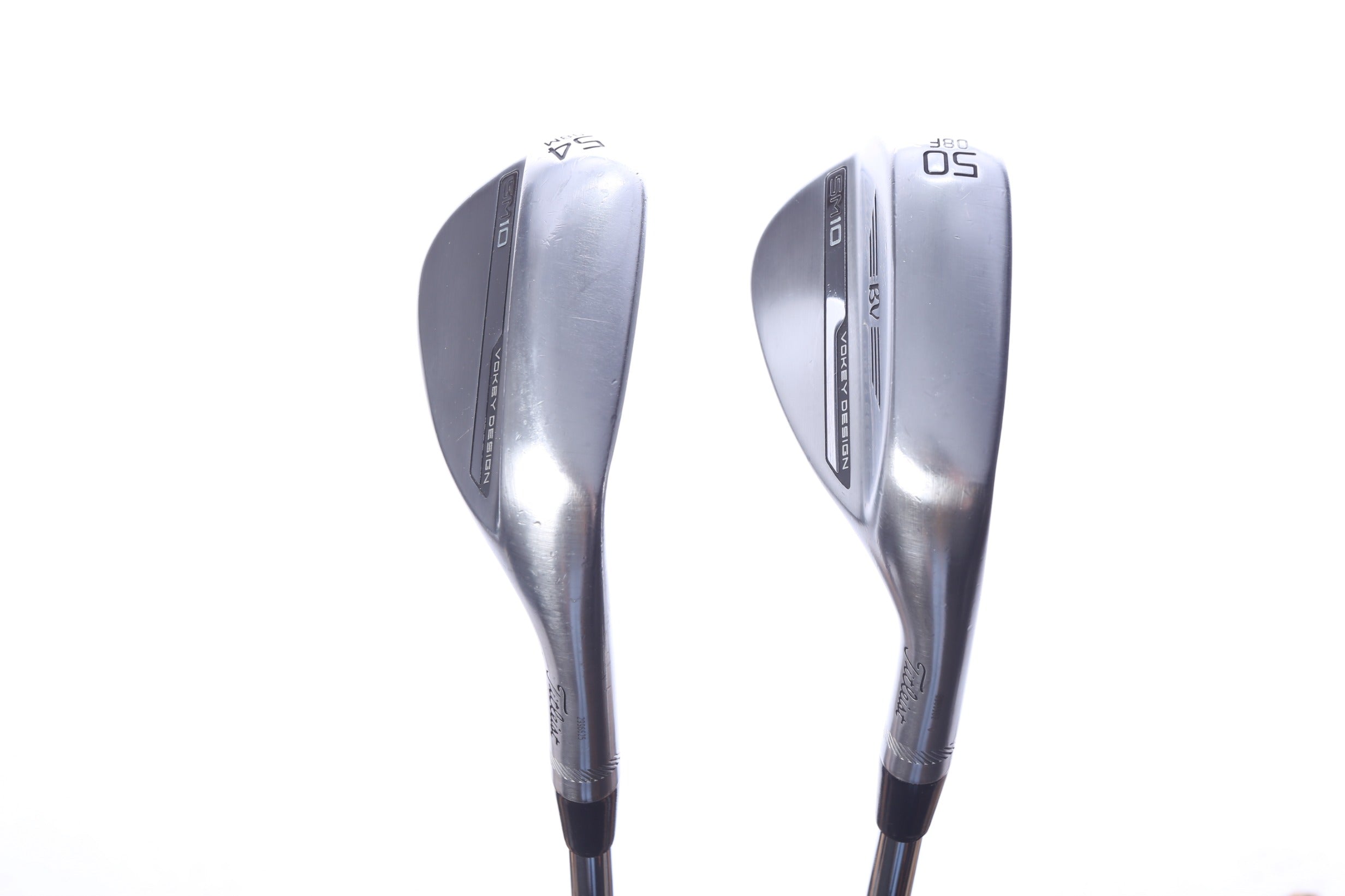 Used Titleist Vokey SM10 Tour Chrome Wedge Set - Right-Handed - 50*, 54* - Wedge Flex-Next Round