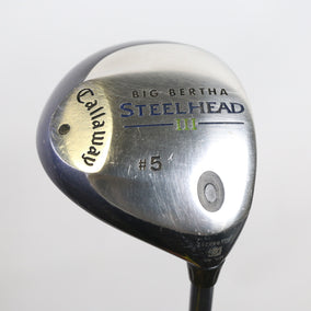 Used Callaway Steelhead III 5-Wood - Right-Handed - 19 Degrees - Seniors Flex