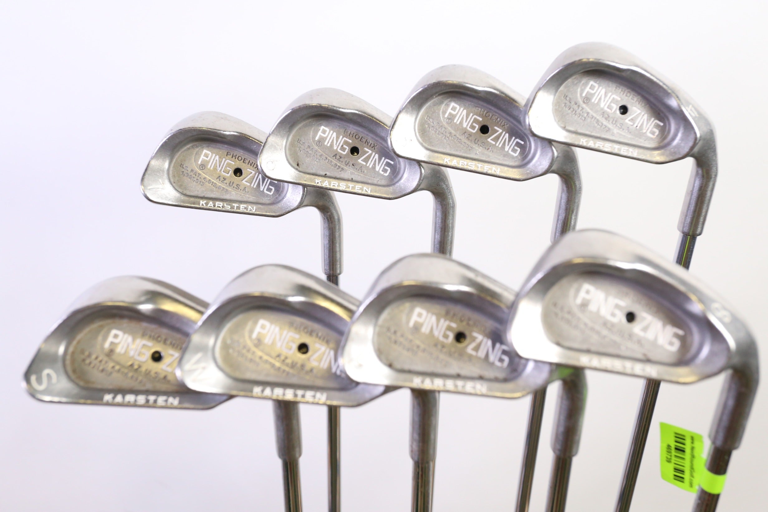 Very clean store Ping Karsten Black Dot Golf Clubs. 6-PW Irons. R Flex Shafts