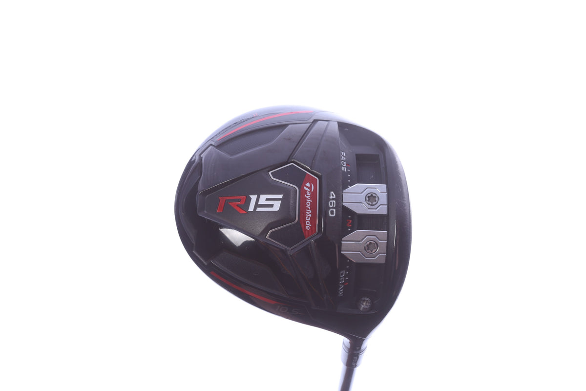 Used TaylorMade R15 Black Driver - 10.5 Degrees - Stiff Flex Fujikura Speeder57 - Right-Handed