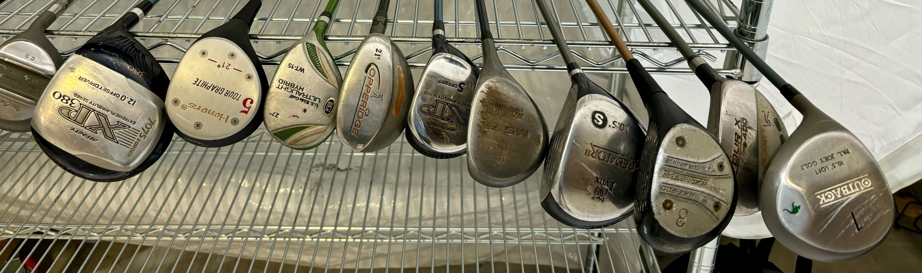 Wholesale Lot of 40 Golf Clubs - Assorted Fairway Woods and Drivers-Next Round