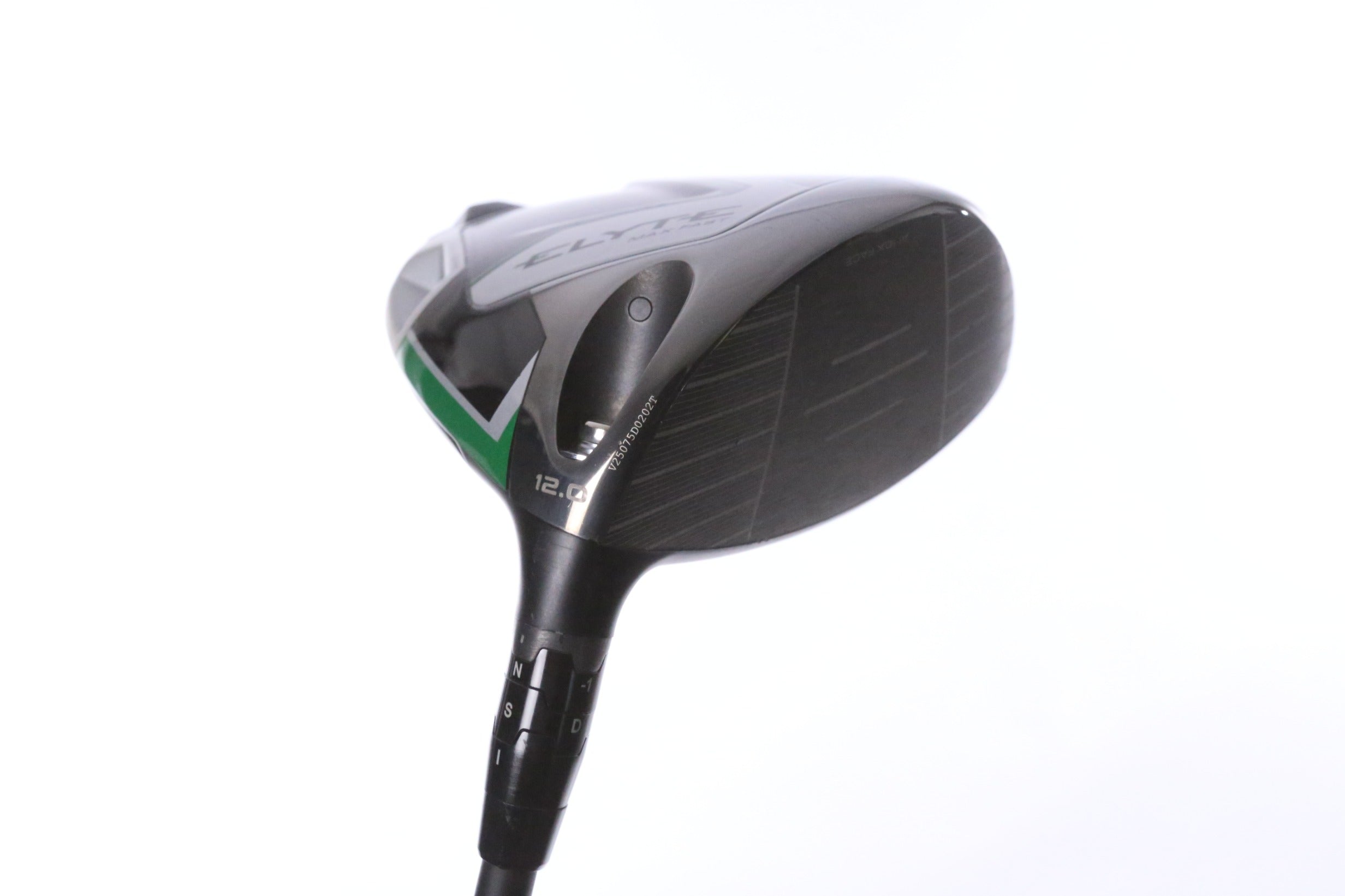Used Callaway Elyte Max Fast Driver - 12 Degrees - Seniors Flex Mitsubishi Vanquish Blue - Right-Handed-Next Round