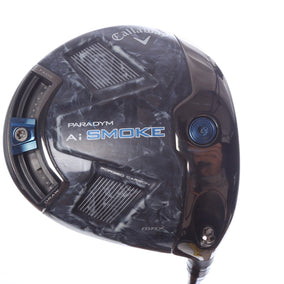 Used Callaway Paradym Ai Smoke MAX Driver - 9 Degrees - Regular Flex Mitsubishi Kai'li Blue - Right-Handed-Next Round