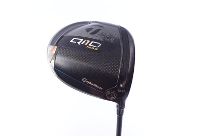 Used TaylorMade Qi10 MAX Driver - 9 Degrees - Stiff Flex Mitsubishi Tensei Black AV Series - Right-Handed