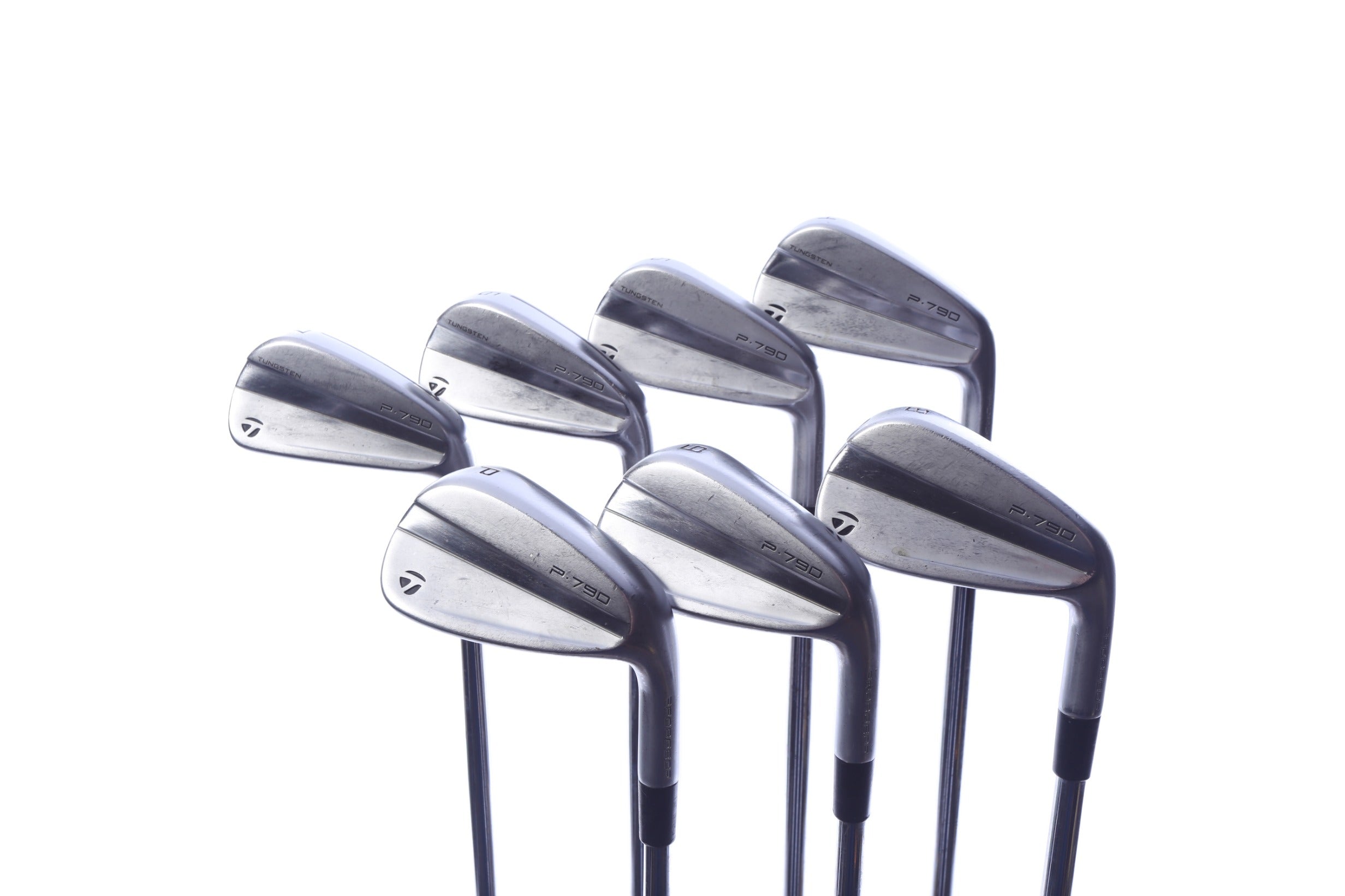 Used TaylorMade 2021 P790 Iron Set - Right-Handed - 4-PW - Stiff Flex