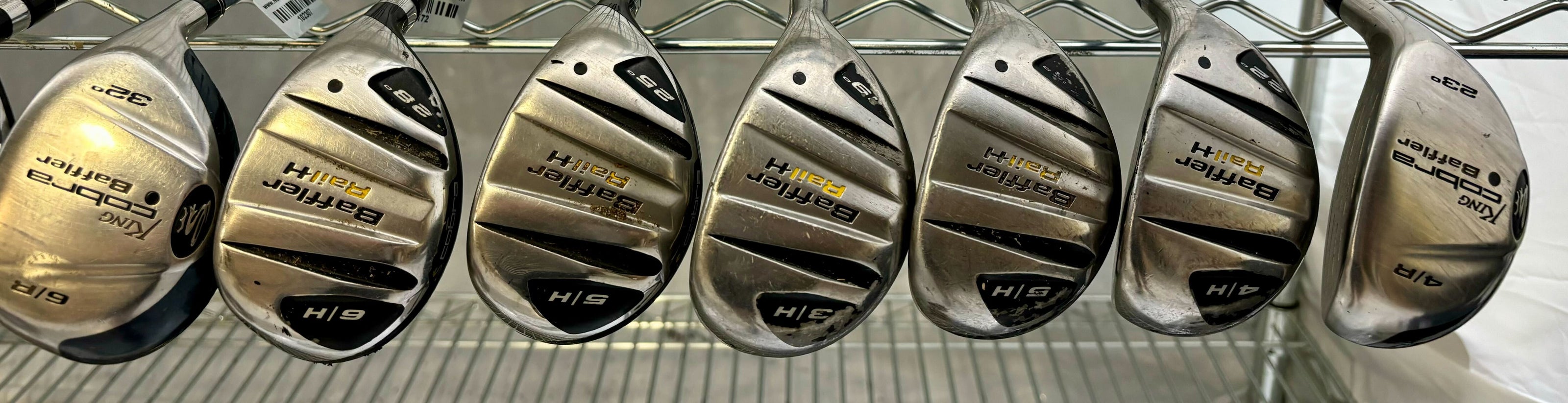 Wholesale Lot of 30 Golf Clubs - Cobra Fairway Woods and Hybrids-Next Round