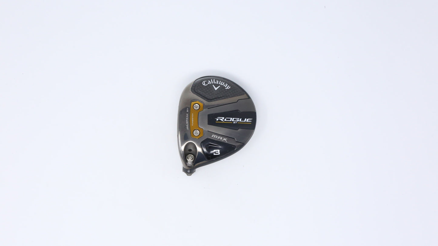 Used Callaway Rogue ST MAX 3-Wood - HEAD ONLY - Left-Handed - 15 Degrees-Next Round