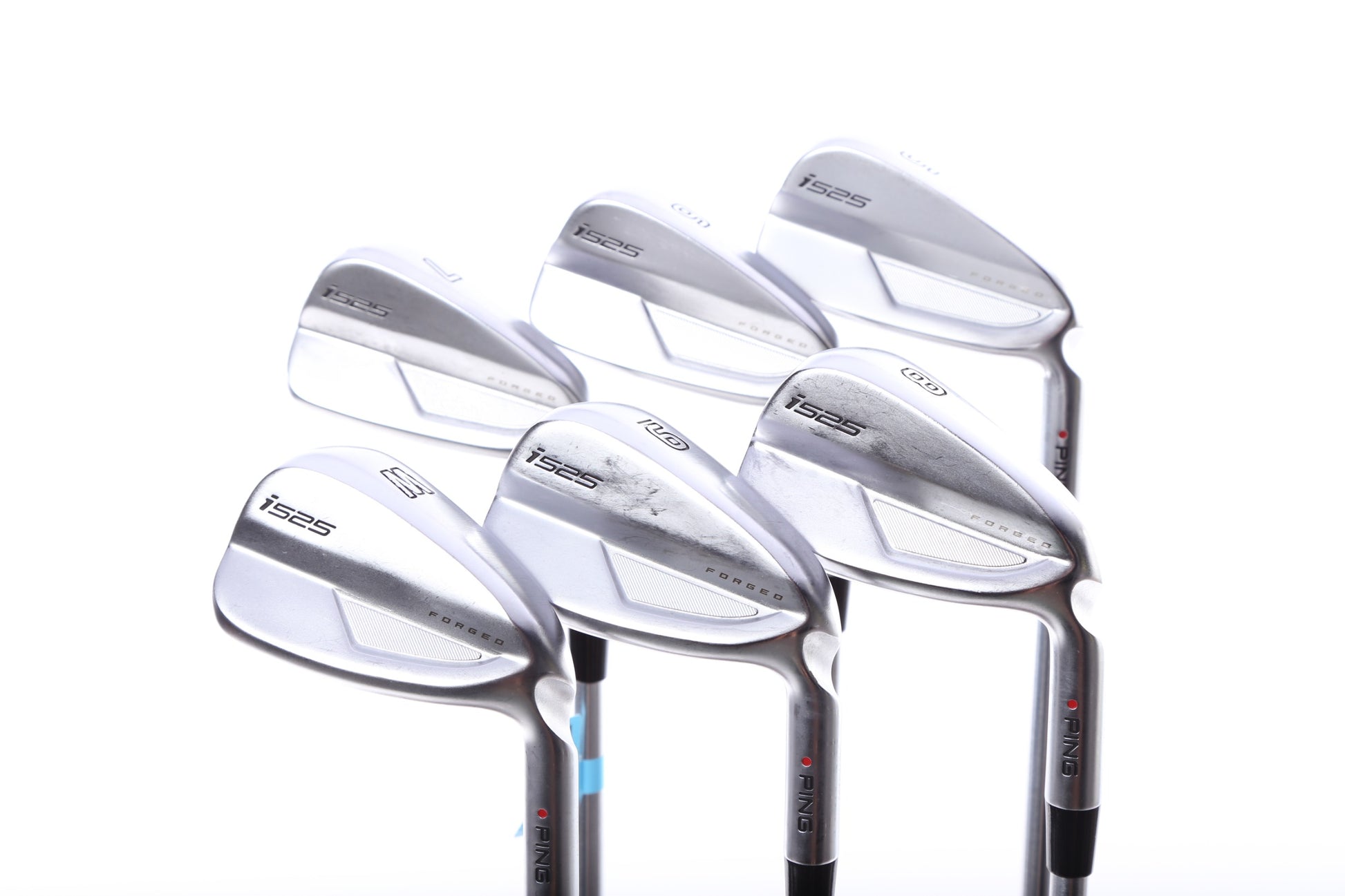 Used Ping i525 Iron Set - Right-Handed - 5-PW - Extra Stiff Flex - Red Dot-Next Round