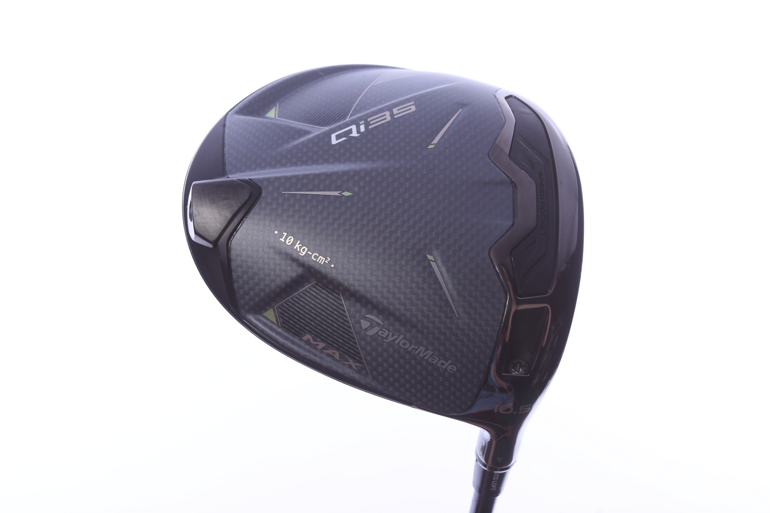 Used TaylorMade Qi35 MAX Driver - 10.5 Degrees - Regular Flex Project X HZRDUS Smoke Red RDX - Right-Handed