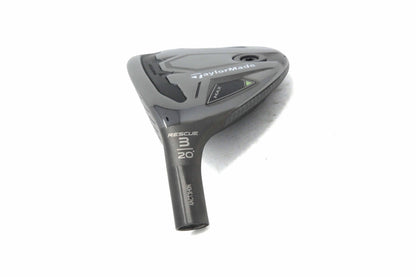 Used TaylorMade Qi35 MAX Rescue 3H - HEAD ONLY - Left-Handed - 20 Degrees