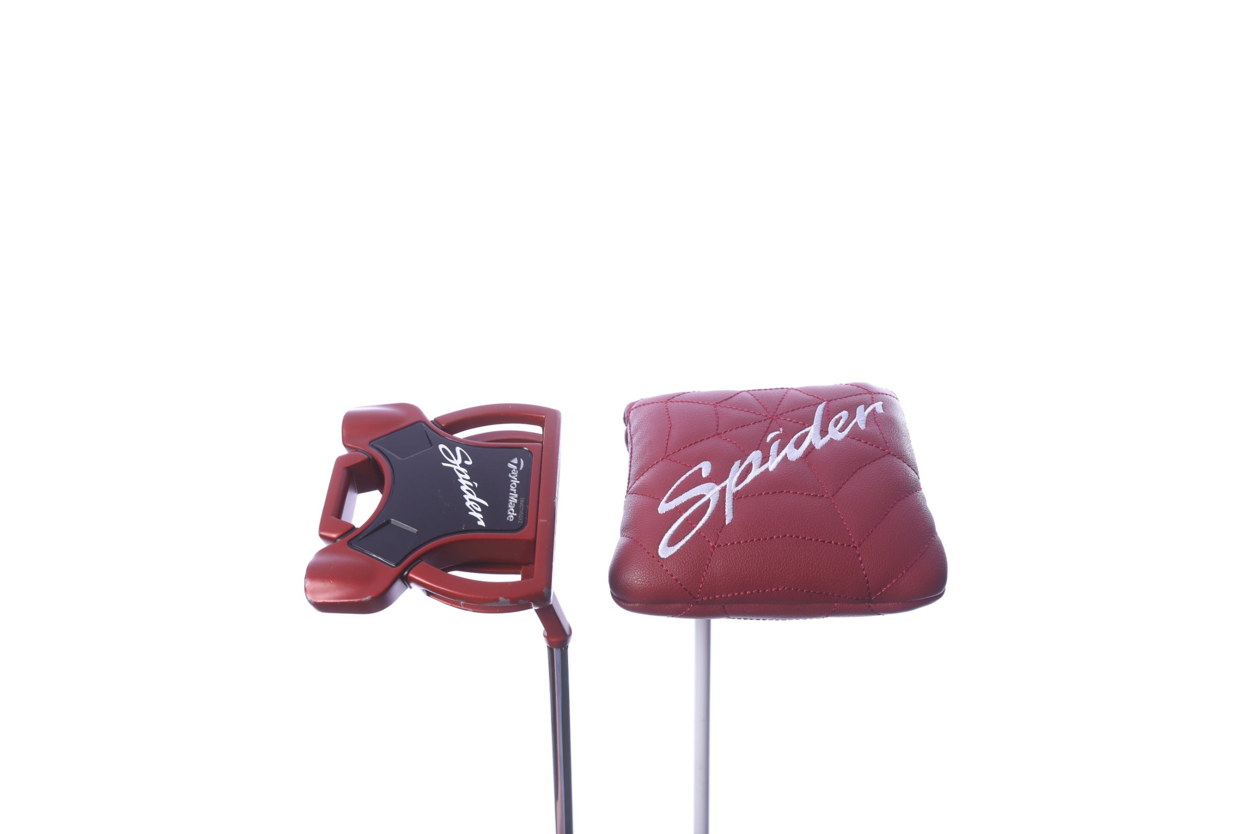 Used TaylorMade Spider Red Small Slant Putter - Right-Handed - 35 in - Mallet