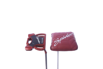 Used TaylorMade Spider Red Small Slant Putter - Right-Handed - 35 in - Mallet