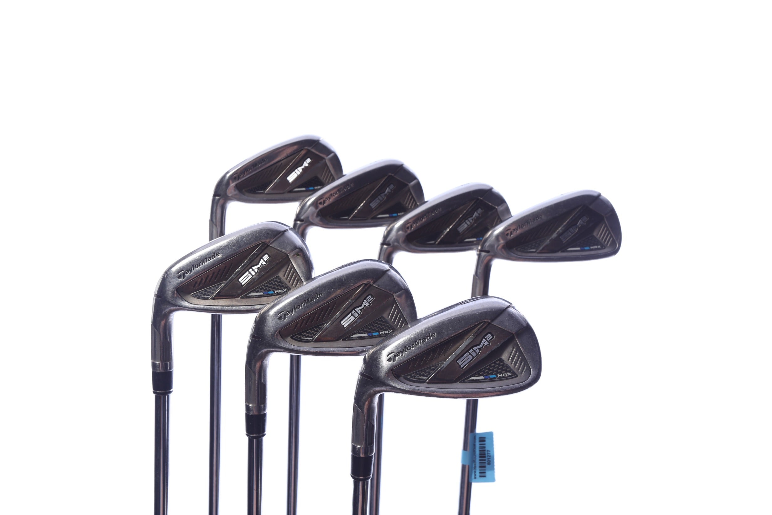 Used TaylorMade SIM2 MAX Iron Set - Left-Handed - 4-PW - Regular Flex