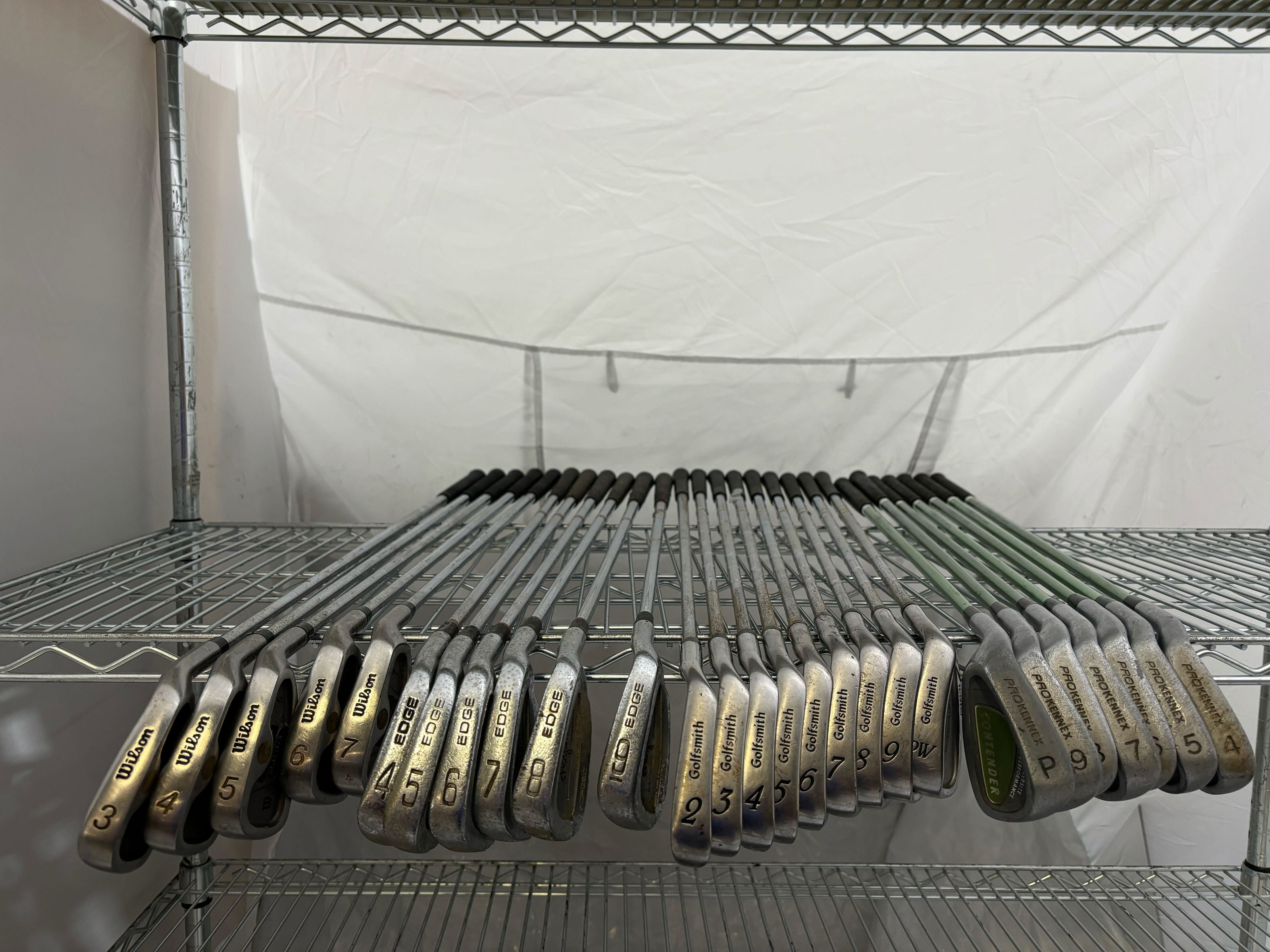 Wholesale Lot of 4 Full Iron Golf Sets - Wilison, ProKennex, Edge, and Golfsmith-Next Round