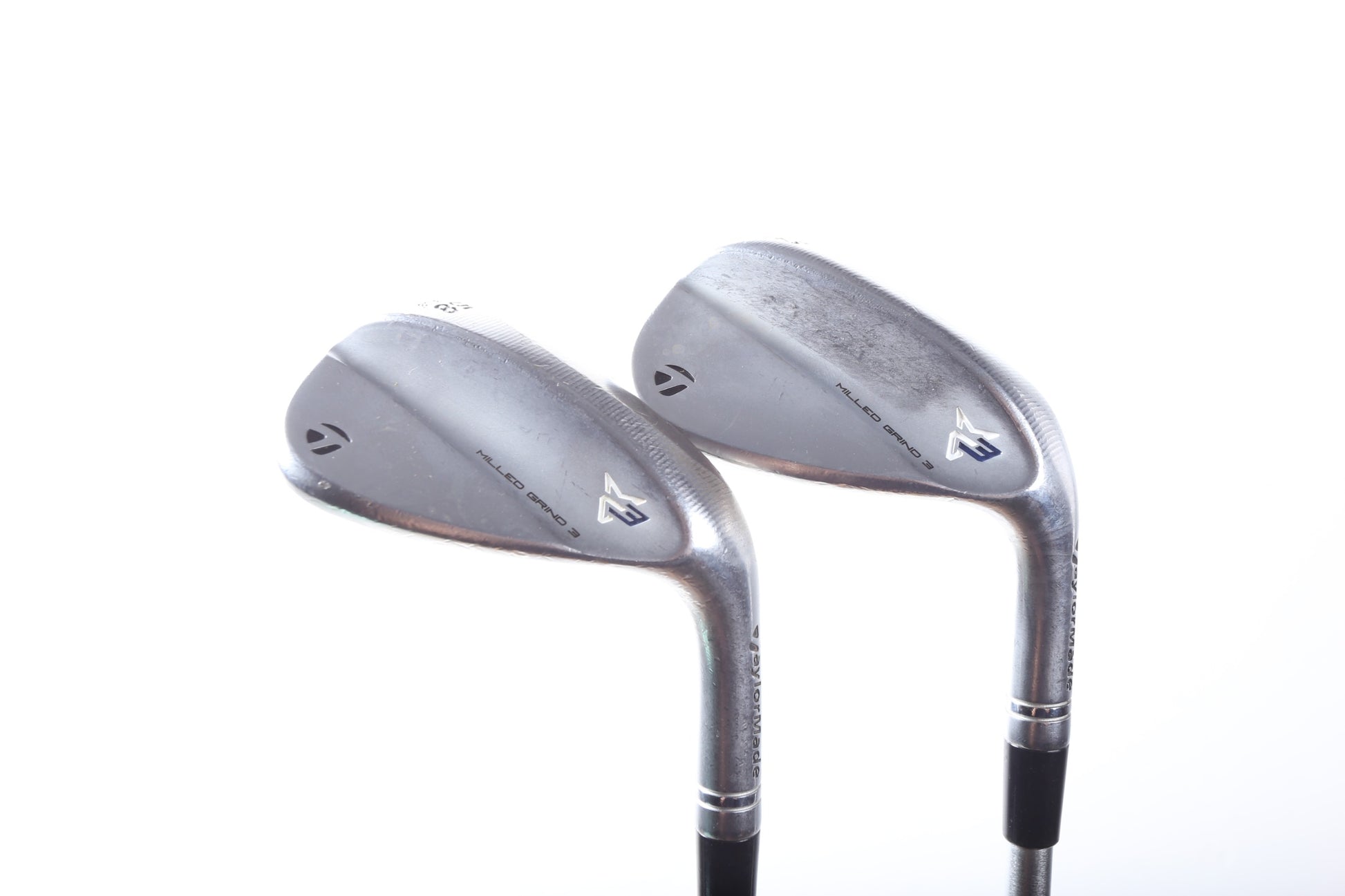 Used TaylorMade Milled Grind 3 Chrome Wedge Set - Right-Handed - 52*, 58* - Stiff Flex-Next Round