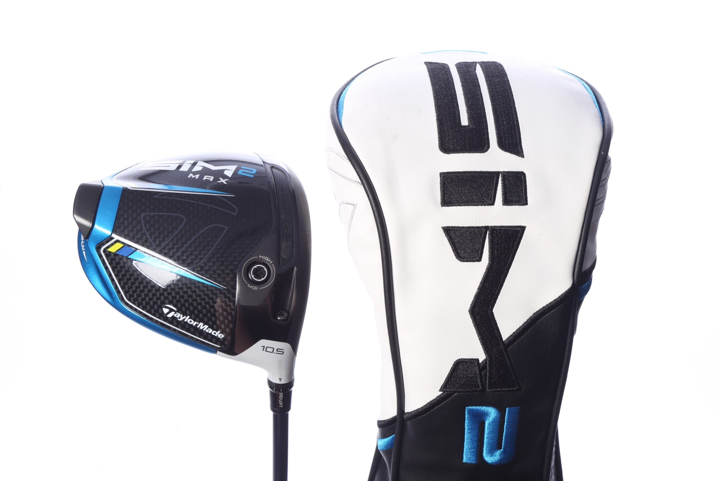 Used TaylorMade SIM2 MAX Driver - 10.5 Degrees - Regular Flex Fujikura Ventus Blue  - Right-Handed