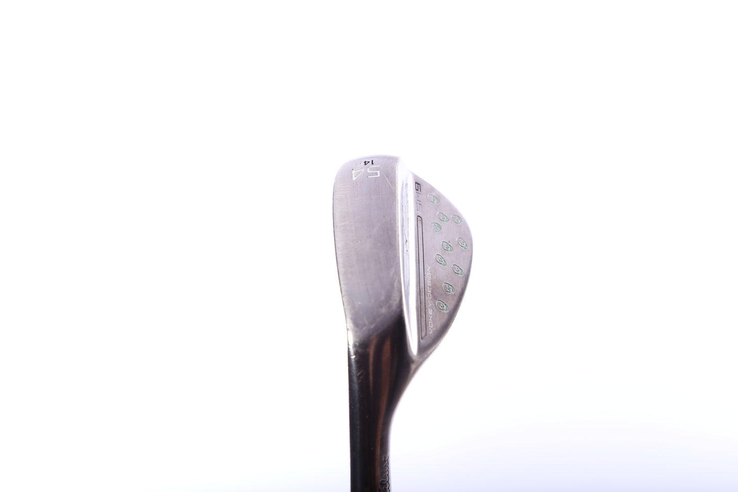 Used Titleist Vokey SM9 Brushed Steel Sand Wedge - Left-Handed - 54 Degrees - Stiff Flex-Next Round