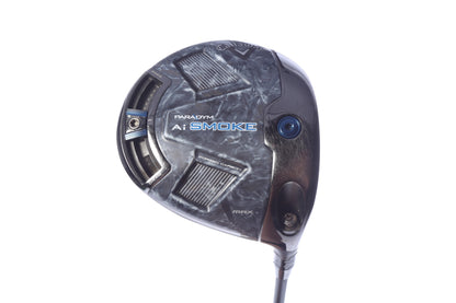 Used Callaway Paradym Ai Smoke MAX Driver - 9 Degrees - Stiff Flex Mitsubishi Tensei Blue AV Series - Right-Handed