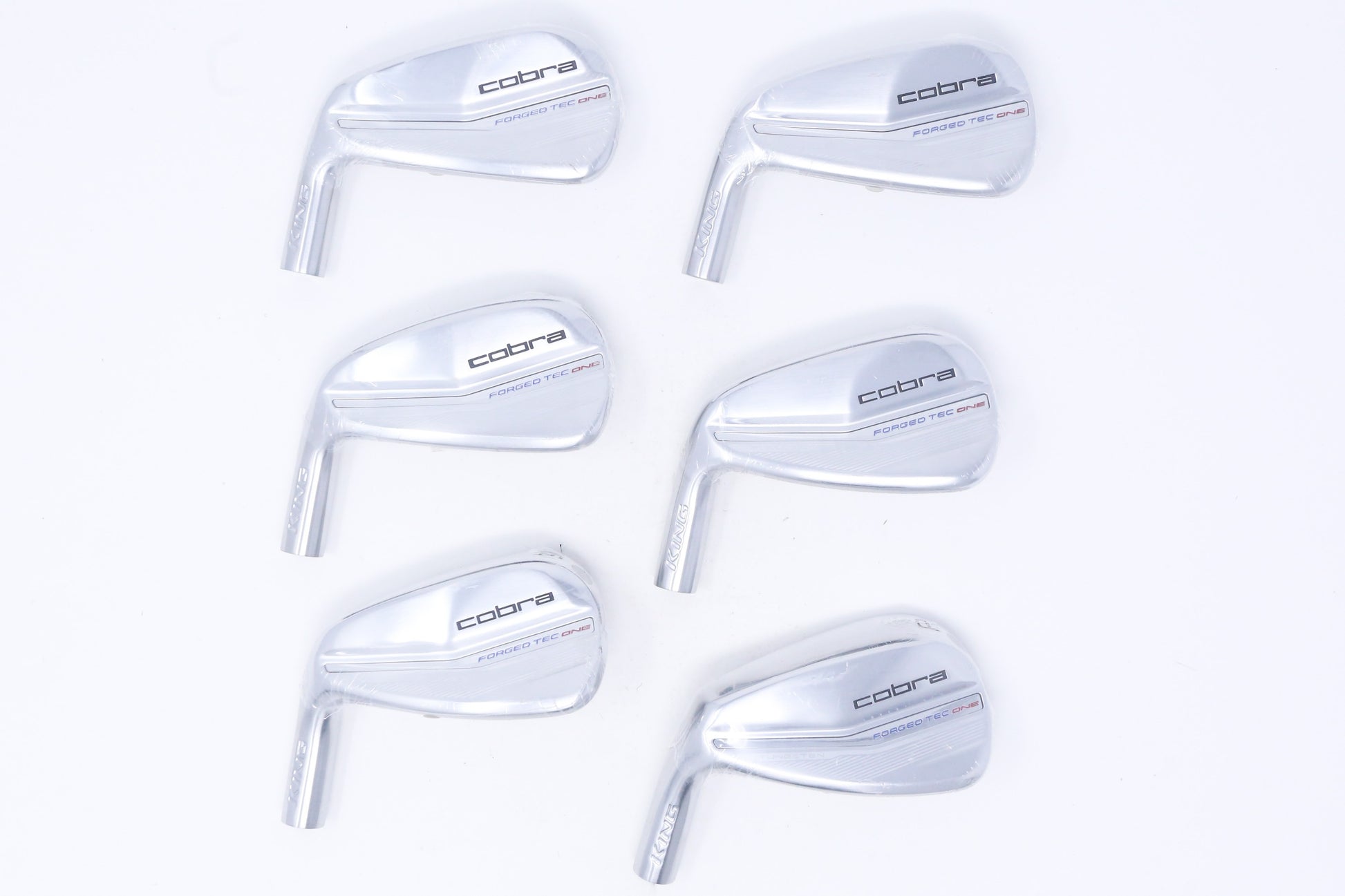 Used Cobra King Forged TEC One Length 2022 Iron Set - HEAD ONLY - Left-Handed - 5-PW-Next Round