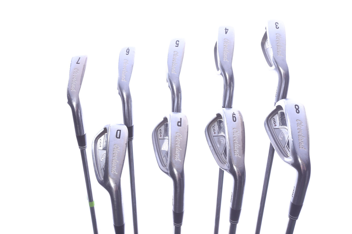 Used Cleveland CG4 Iron Set - Right-Handed - 3-PW, DW - Stiff Flex