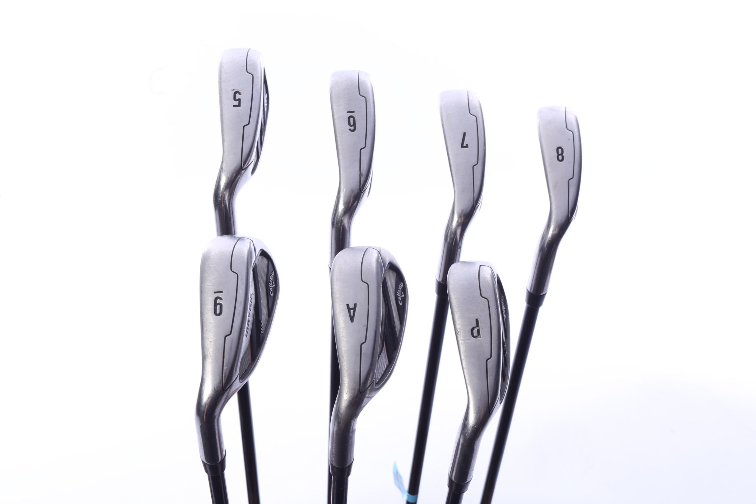 Used Callaway Mavrik Max Iron Set - Left-Handed - 5-PW, AW - Seniors Flex