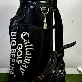 Big Bertha Callaway Staff Bag - 5 Dividers 5 Pockets- Black and White-Next Round