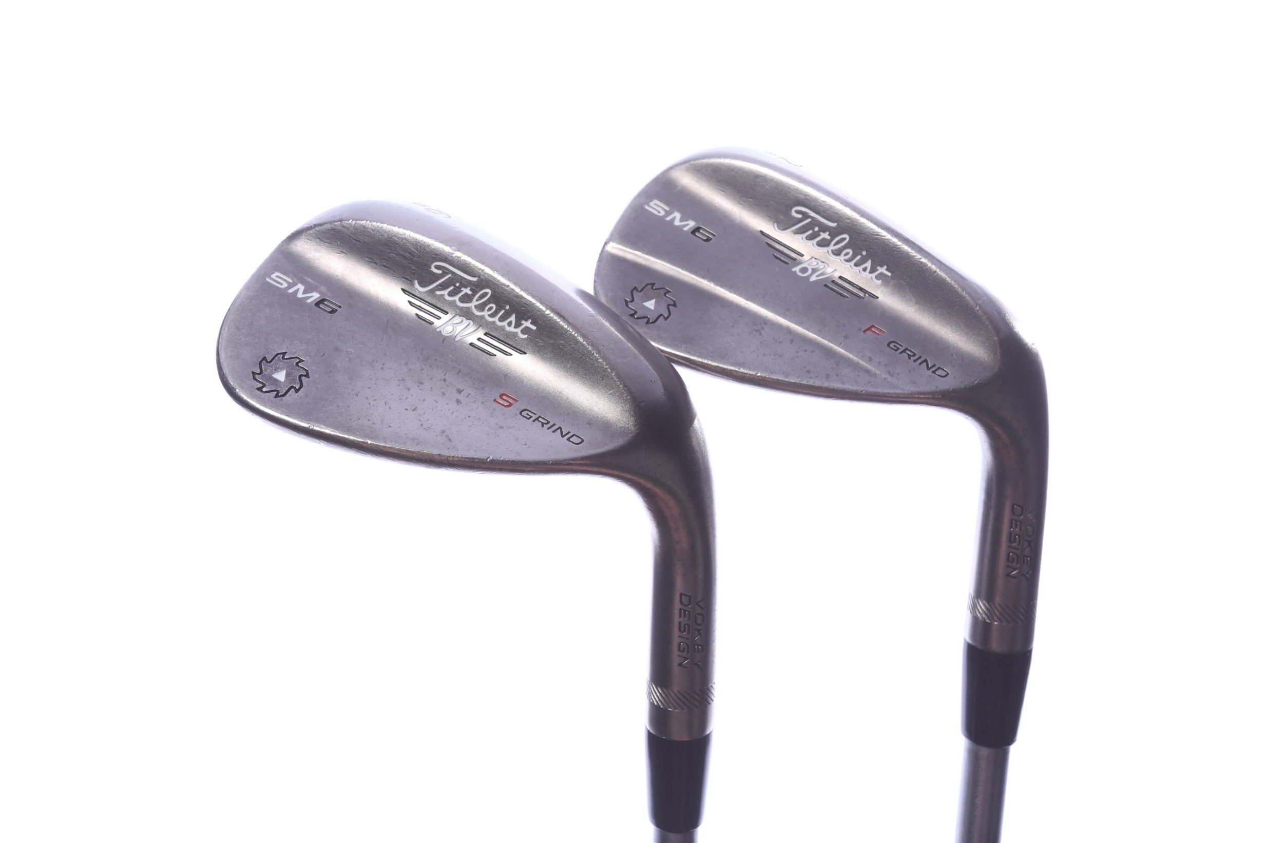 Used Titleist Vokey SM6 Steel Gray Wedge Set - Right-Handed - 52*, 56* - Stiff Flex