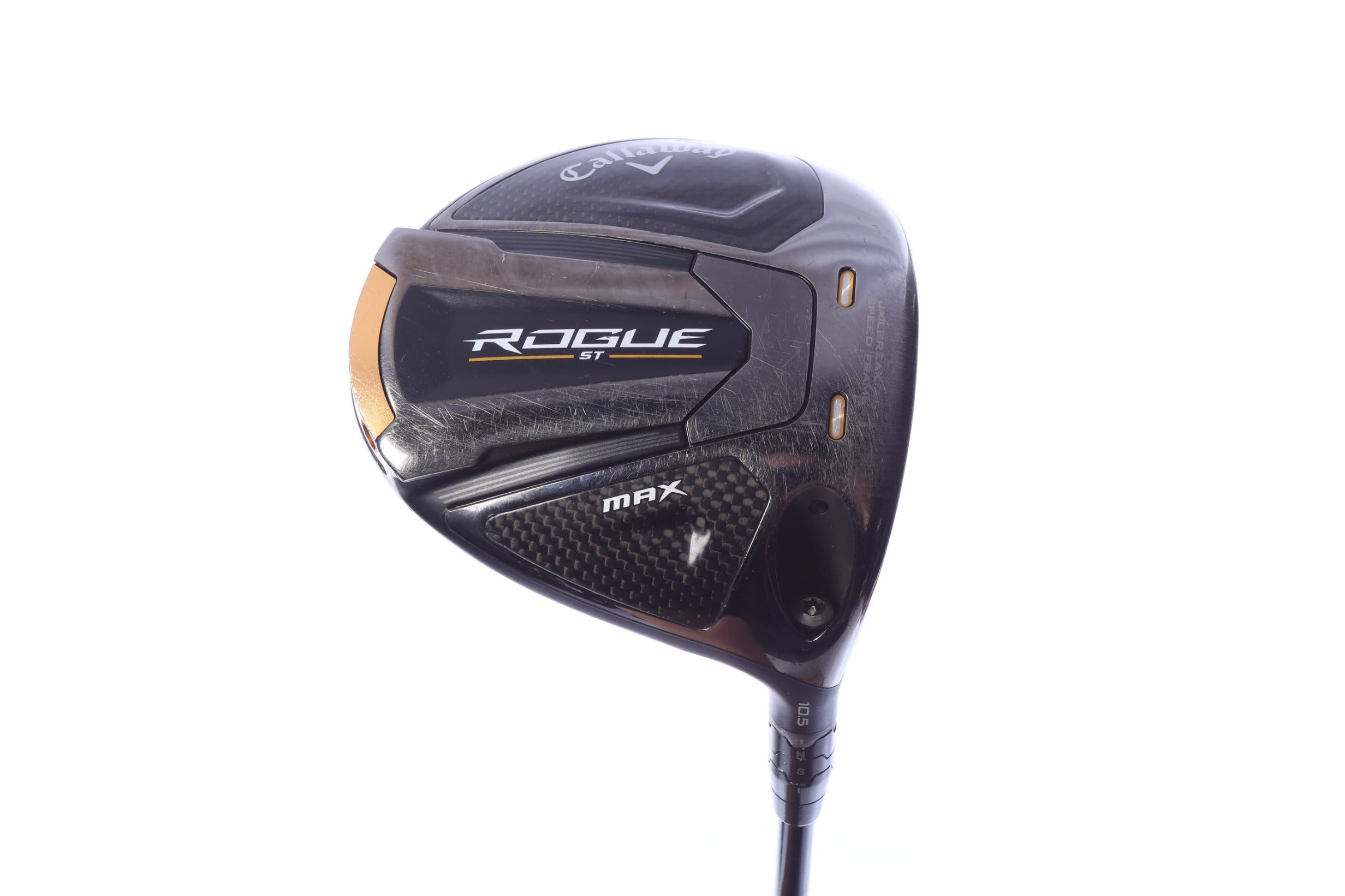 Used Callaway Rogue ST MAX Driver - 10.5 Degrees - Stiff Flex Mitsubishi AV Blue - Right-Handed