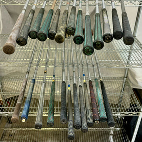 Wholesale Lot of 25 Golf Clubs - Assorted Persimmon Fairway Woods and Drivers-Next Round