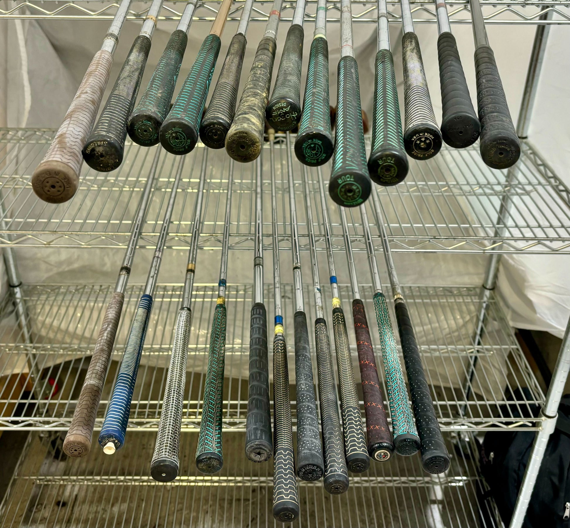 Wholesale Lot of 25 Golf Clubs - Assorted Persimmon Fairway Woods and Drivers-Next Round