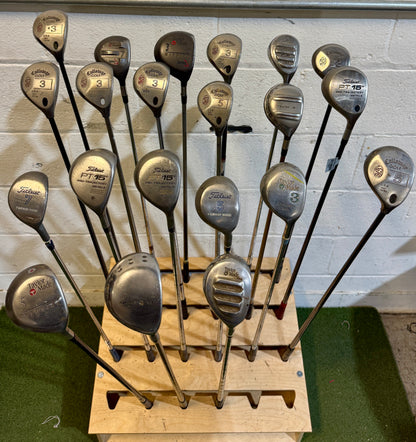 Wholesale Lot of 45 Golf Clubs - Assorted Fairway Woods-Next Round