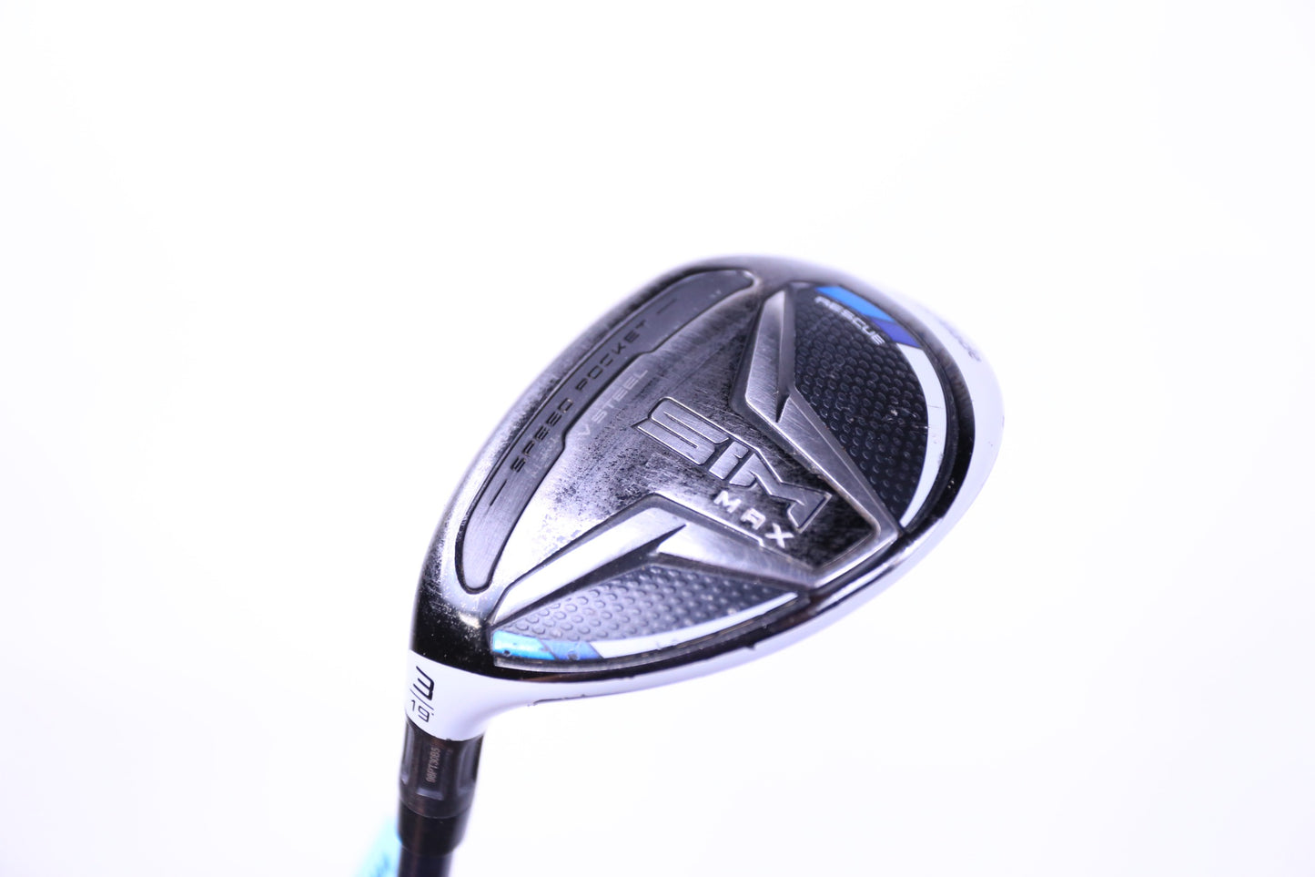 Used TaylorMade SIM MAX 3H Hybrid - Left-Handed - 19 Degrees - Stiff Flex-Next Round