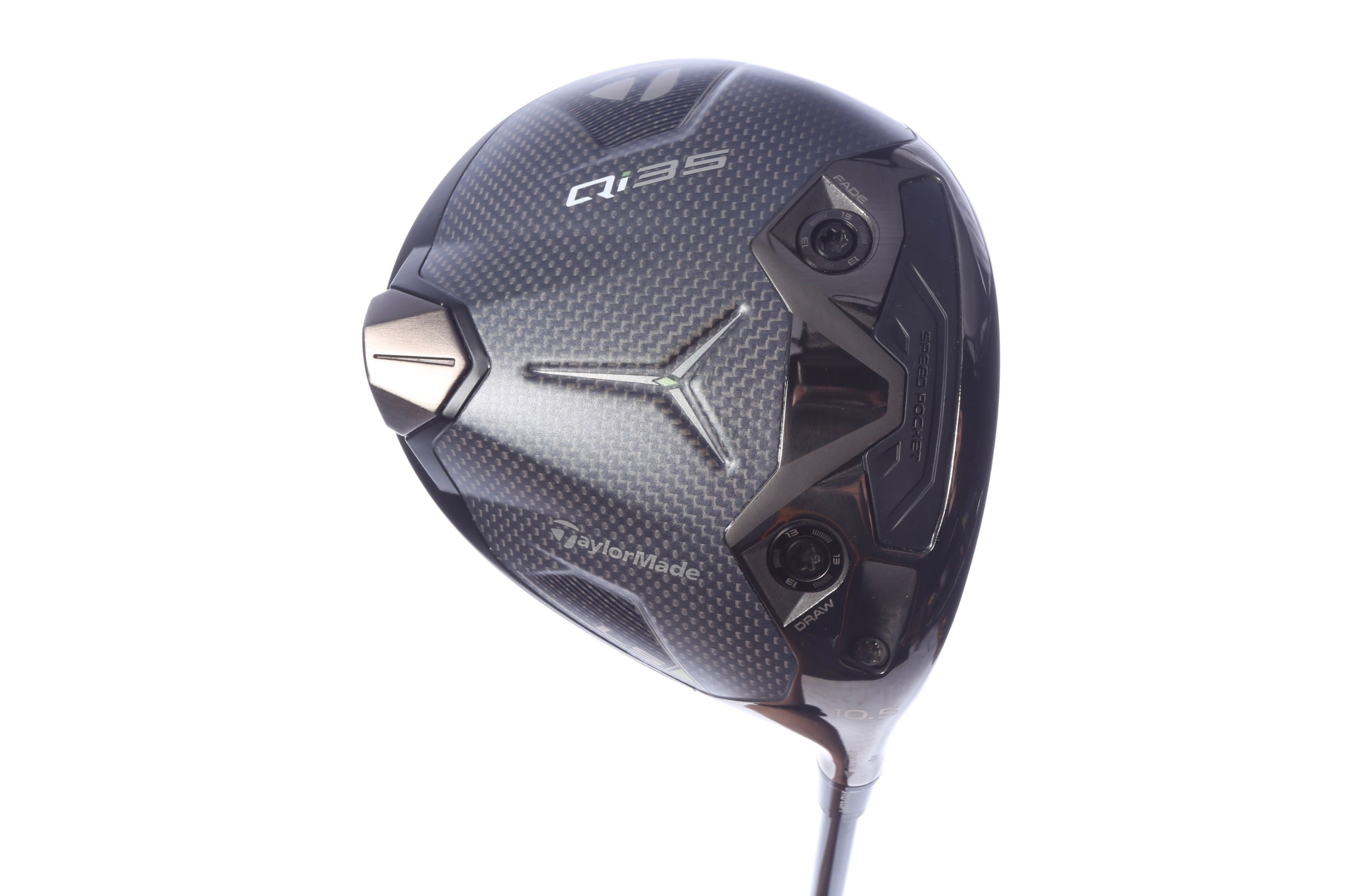 Used TaylorMade Qi35 LS Driver - 10.5 Degrees - Regular Flex Project X HZRDUS Smoke Red RDX - Right-Handed-Next Round
