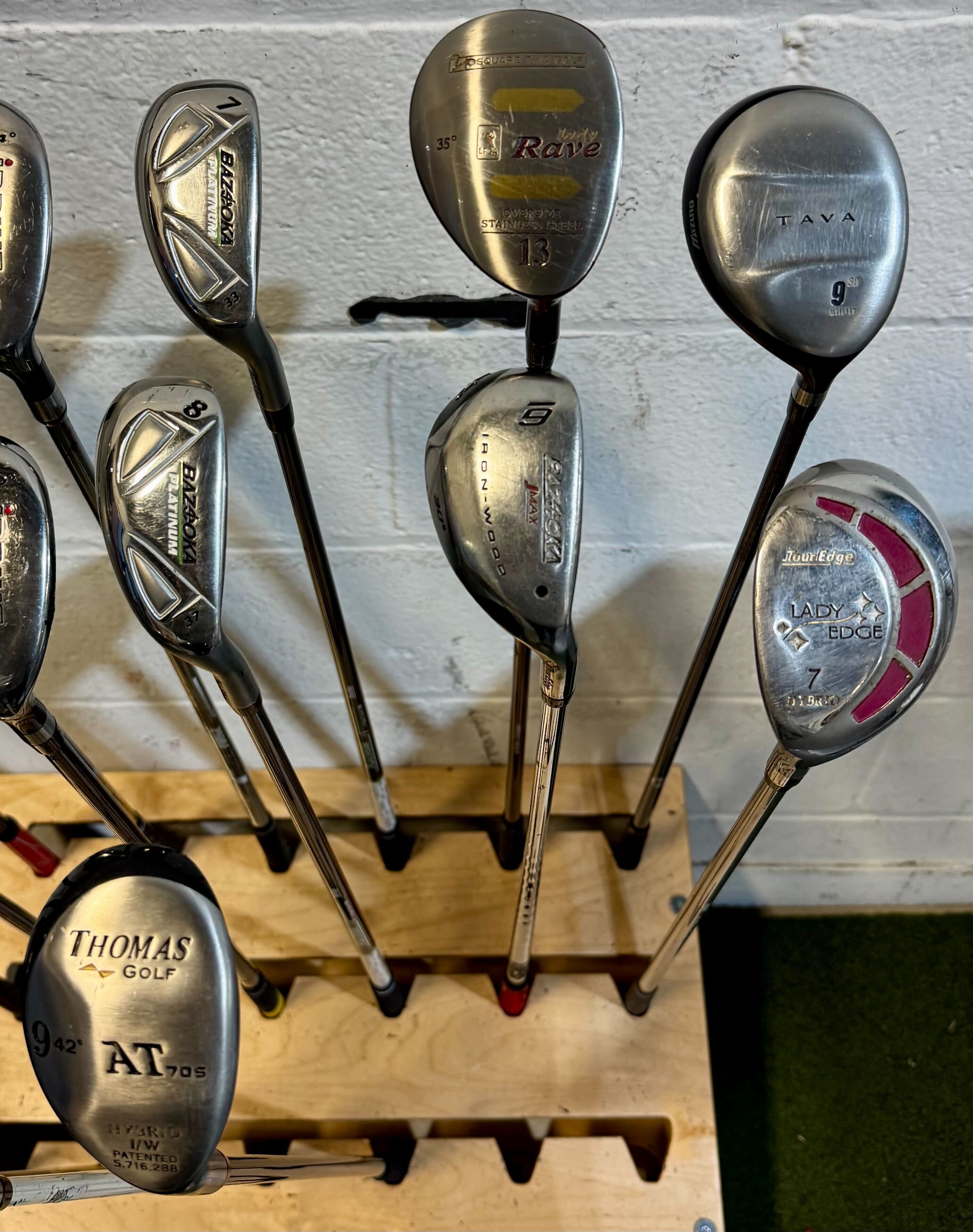 Wholesale Lot of 40 Golf Clubs - Assorted Hybrids-Next Round