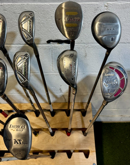 Wholesale Lot of 40 Golf Clubs - Assorted Hybrids-Next Round