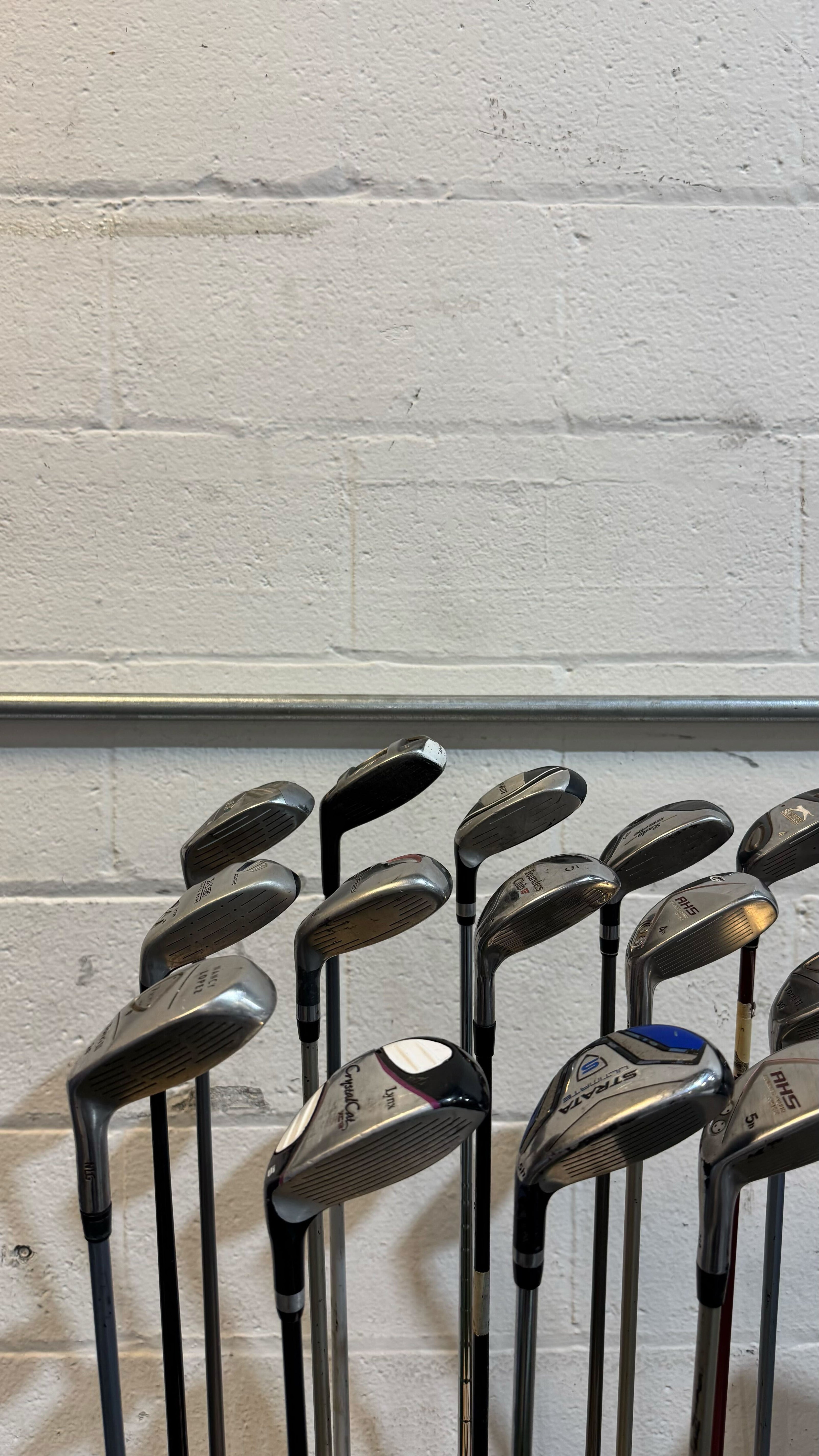 Wholesale Lot of 40 Golf Clubs - Assorted Hybrids-Next Round