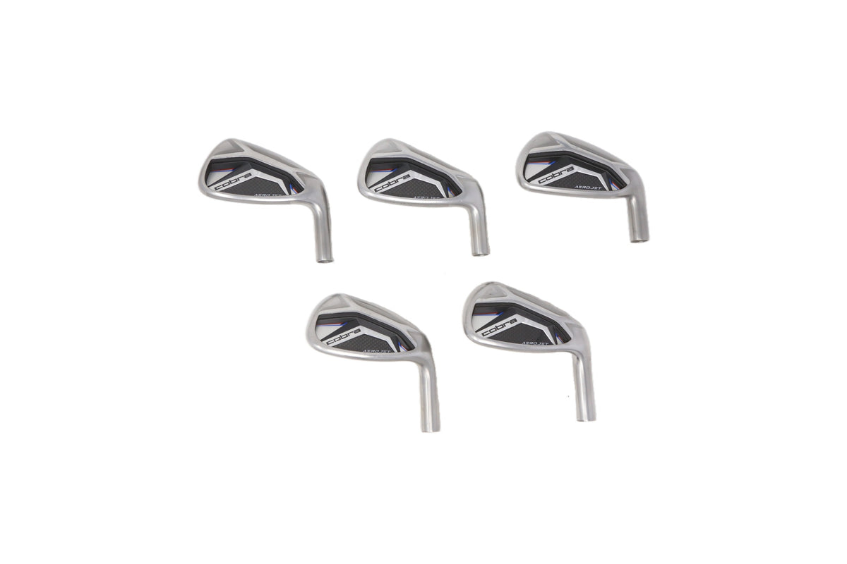 Used Cobra AeroJet Iron Set - HEADS ONLY - Right-Handed - 7-PW, GW