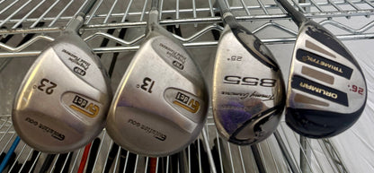 Wholesale Lot of 30 Golf Clubs - Assorted Fairway Woods & Hybrids-Next Round