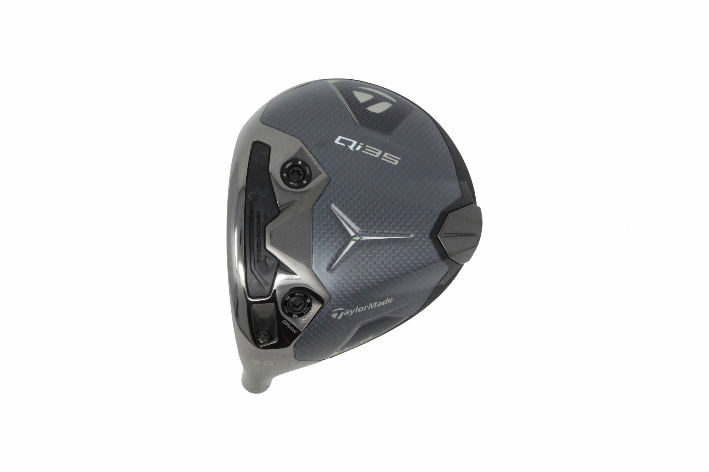 Used TaylorMade Qi35 Driver - HEAD ONLY - Left-Handed - 9 Degrees
