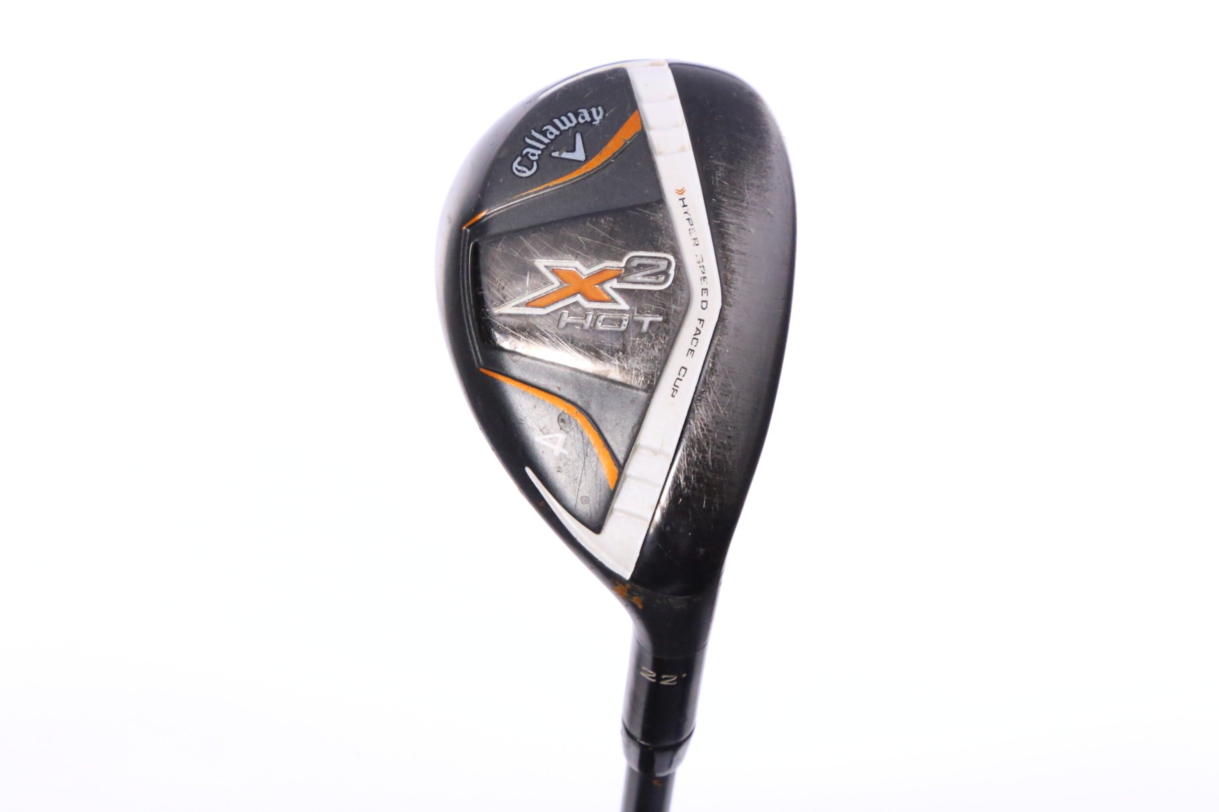 Used Callaway X2 Hot 4H Hybrid - Right-Handed - 22 Degrees - Regular Flex-Next Round