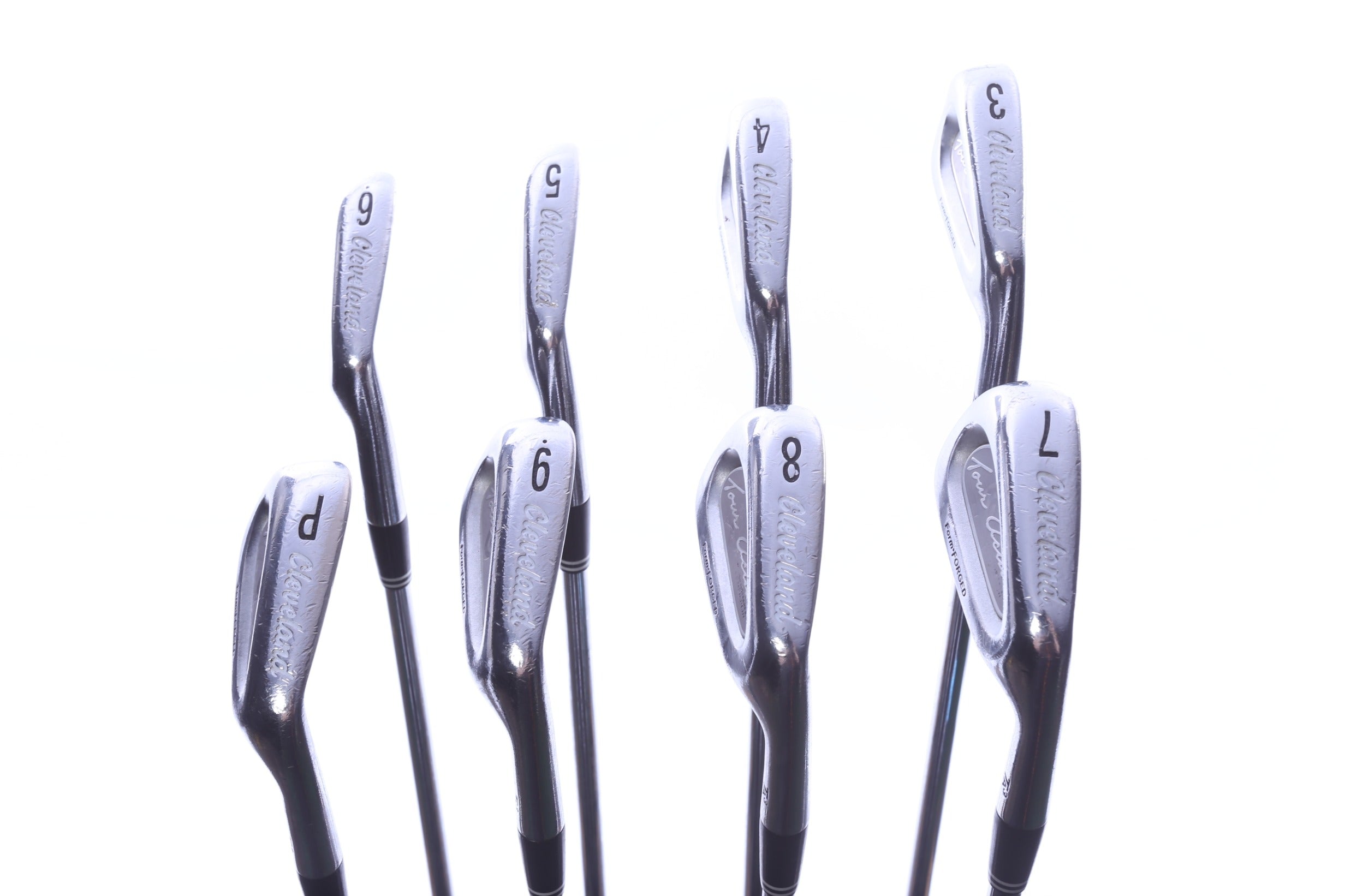Used Cleveland TA3 FORM FORGED Iron Set - Right-Handed - 3-PW - Stiff Flex