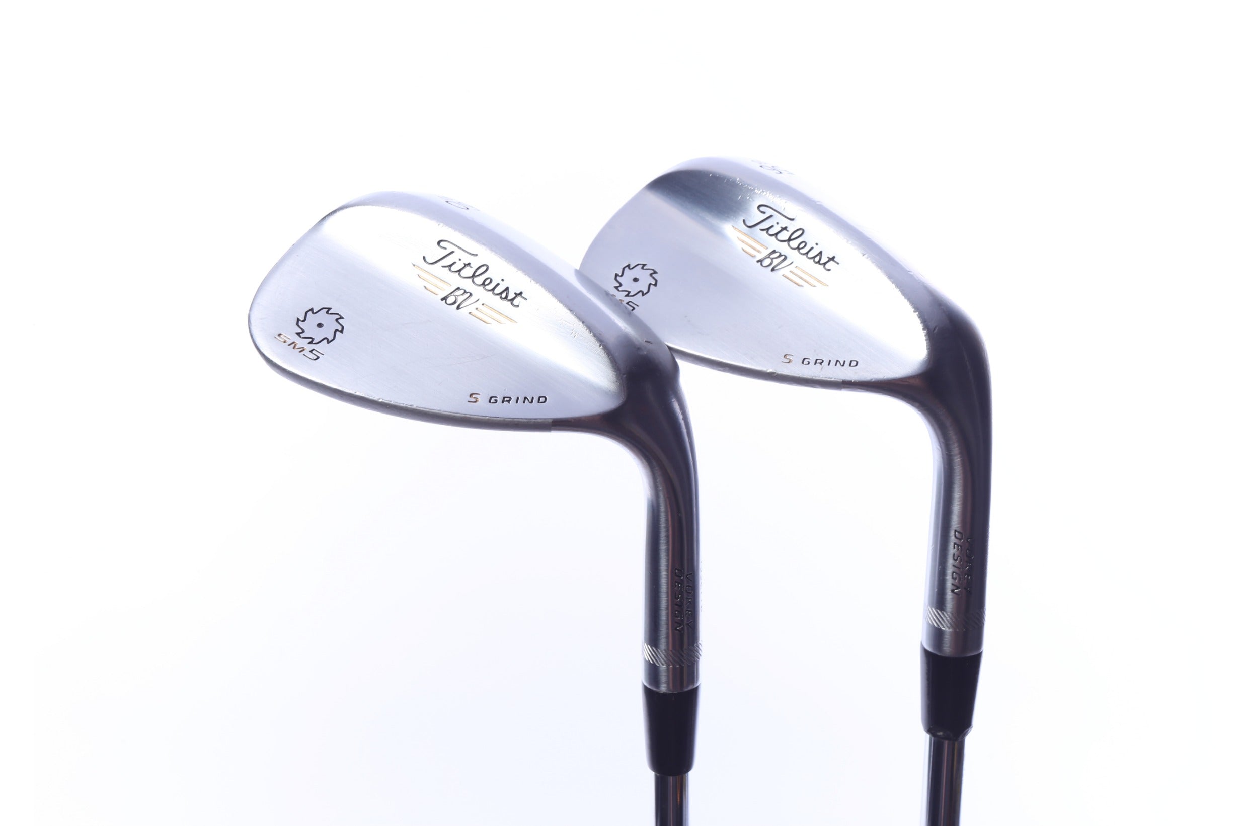 Used Titleist Vokey SM5 Tour Chrome Wedge Set - Right-Handed - 56*, 60* - Wedge Flex