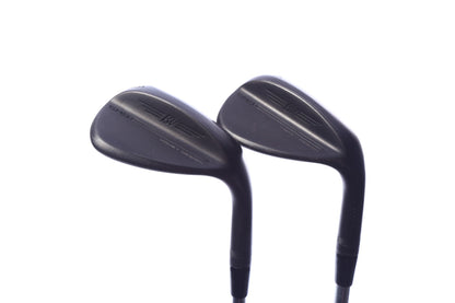 Used Titleist Vokey SM9 Jet Black Wedge Set - Right-Handed - 54*, 58* - Regular Flex