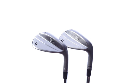 Used TaylorMade Milled Grind 5 Satin Chrome Wedge Set - Right-Handed - 50*, 54* - Wedge Flex
