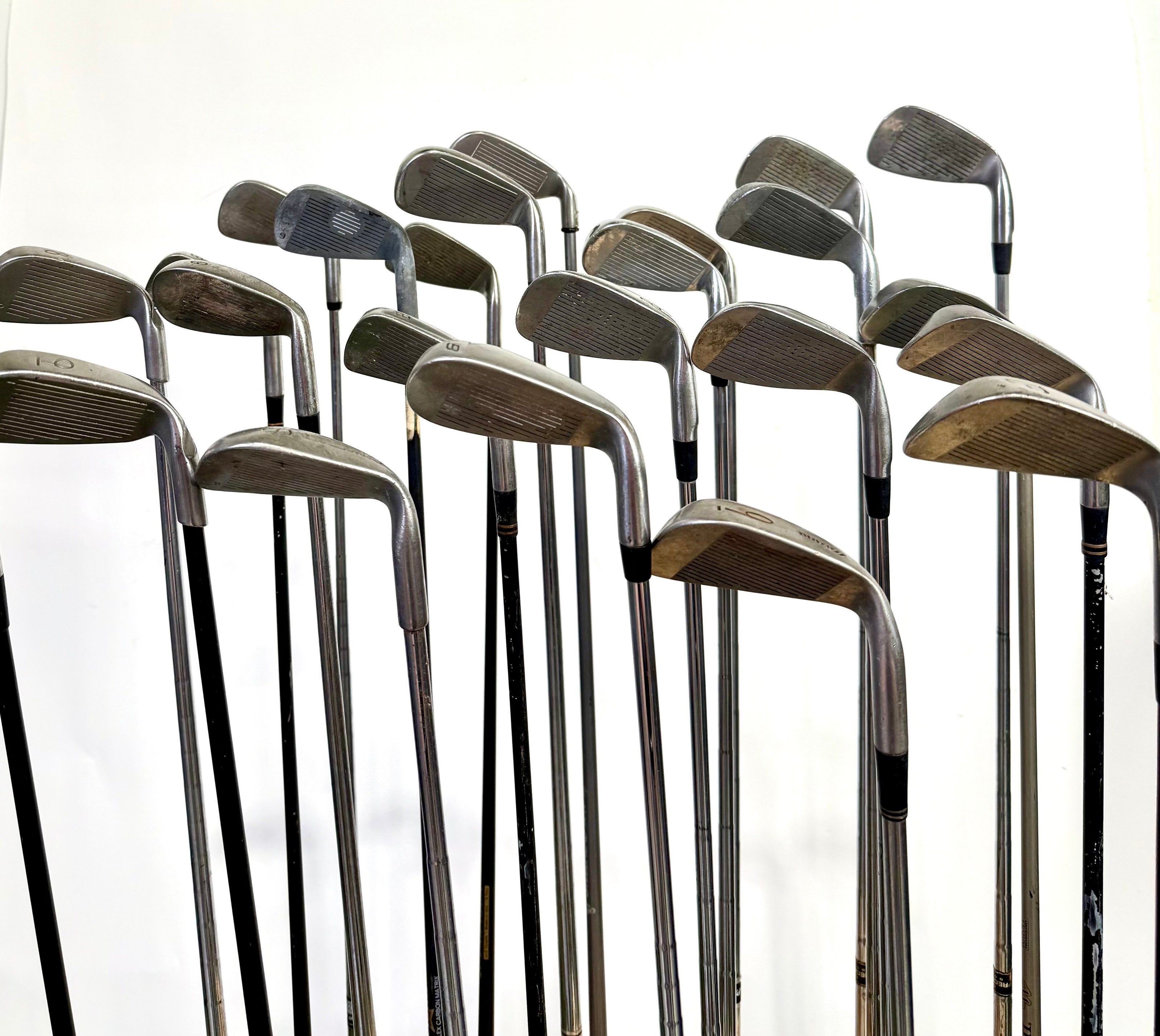Wholesale Lot of 24 Golf Clubs - Left Handed -Assorted Irons and Wedges-Next Round