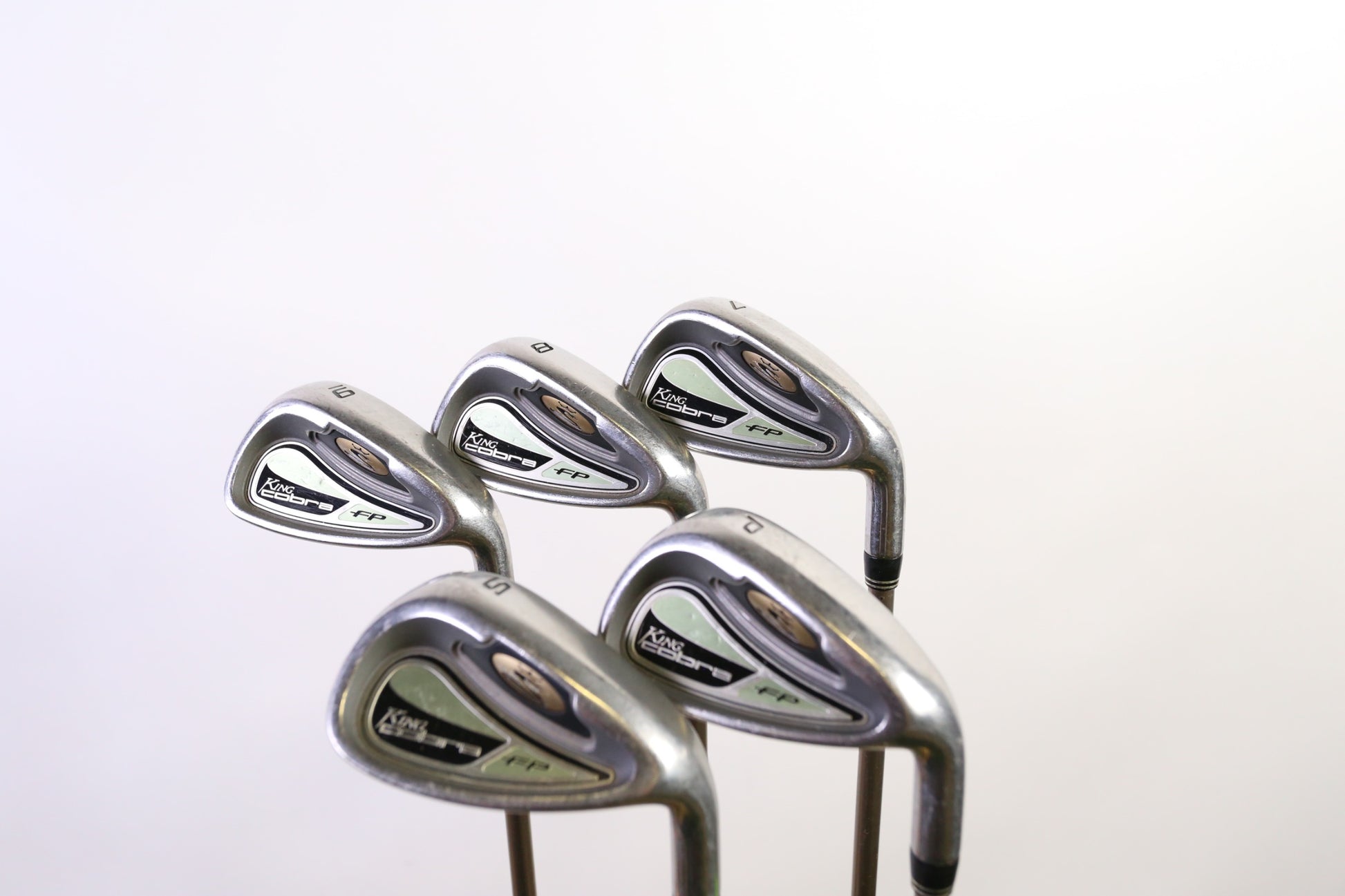 Used Cobra FP Iron Set - Right-Handed - 7-PW, SW - Seniors Flex-Next Round