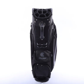Used Cleveland CG Black Black Cart Bag - 14-Way - 9 Pockets - Rain Cover Included-Next Round